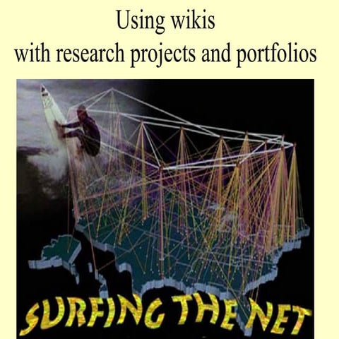 Using wikis with research and portfolios | PPT