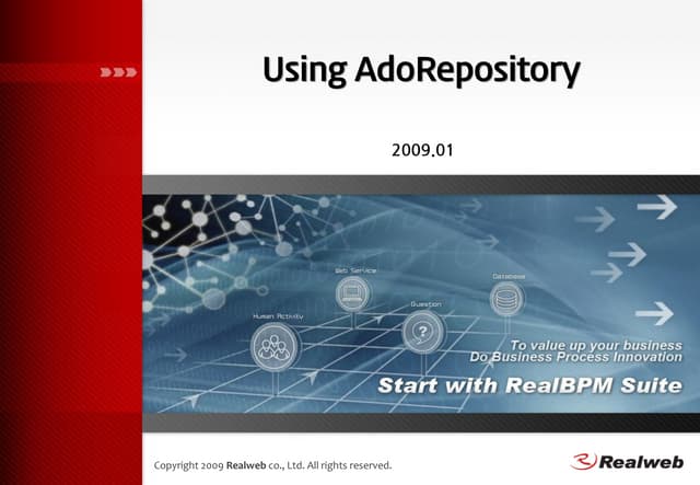 Using AdoRepository