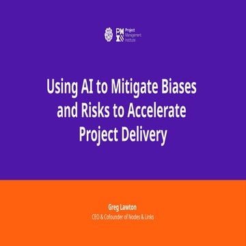 Using AI to Mitigate Biases and Risks...
