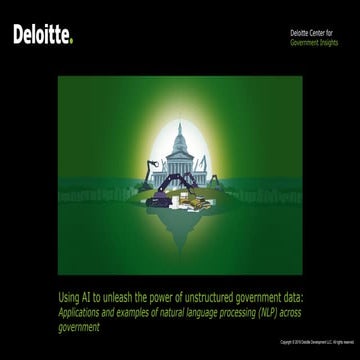 Using AI to unleash the power of unstructured government data | PDF