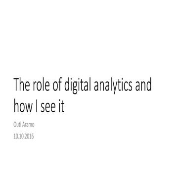 Using analytics in ux design   my view