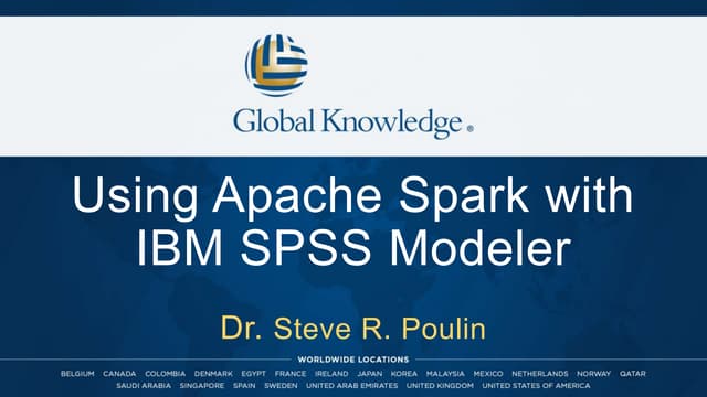 Using Apache Spark with IBM SPSS Modeler