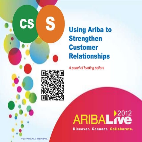 Using Ariba to Strengthen Customer Relationships
