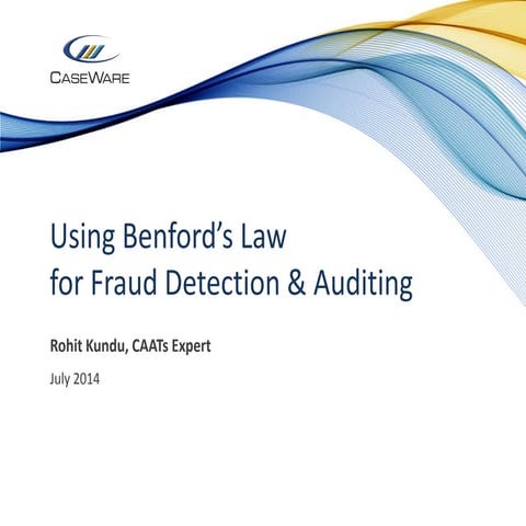 Using benford's law for fraud detection and auditing | PDF