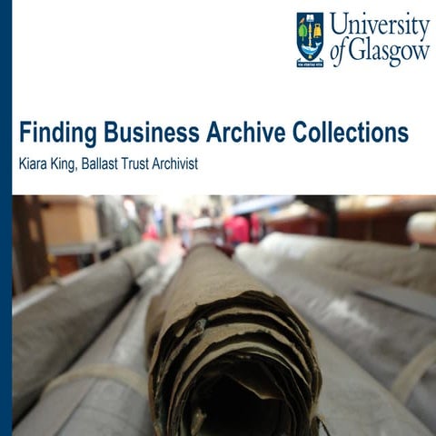 Finding Business Archive Collections