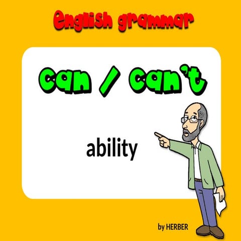 USING CAN. for beginners and use in a good sentence | PPTX
