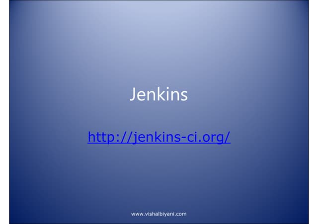 Using CI for continuous delivery Pa...