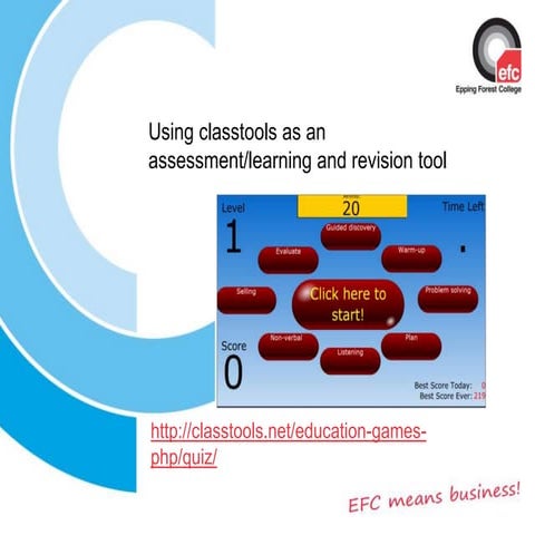 Using classtools as_an_assessment