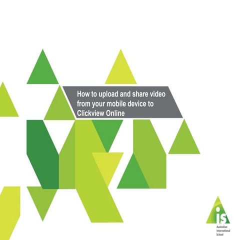 From iphone to Clickview Online