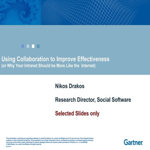 Using Collaboration To Improve Effectiveness