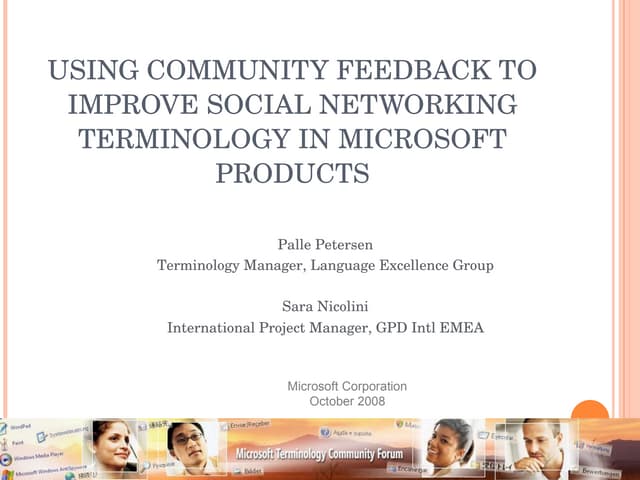 LRC XIII Localisation Conference - Using community feedback to improve social...