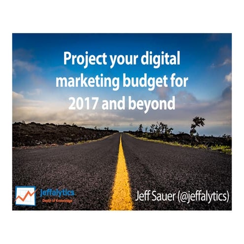 Using competitive analysis to project your marketing budget