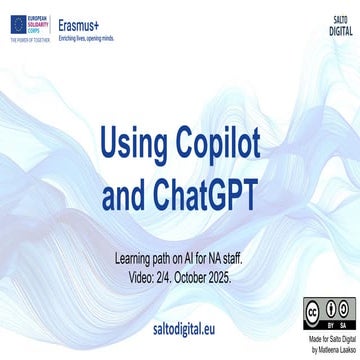 Using Copilot and ChatGPT - October 2025