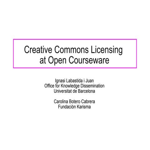 OCW (OpenCourseWare) and MOOC (Open Course Where?) | PPTX