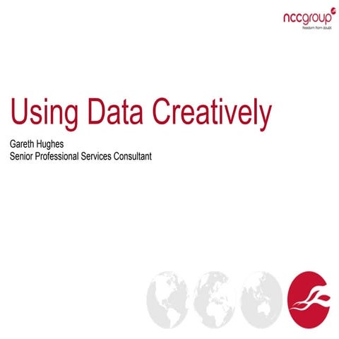 Using NCC Group Web Performance Data Creatively