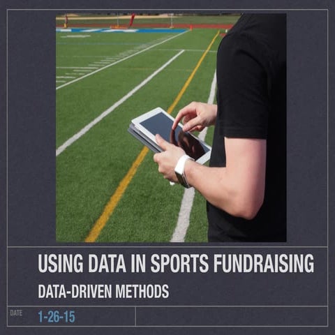 Using data in athletic fundraising