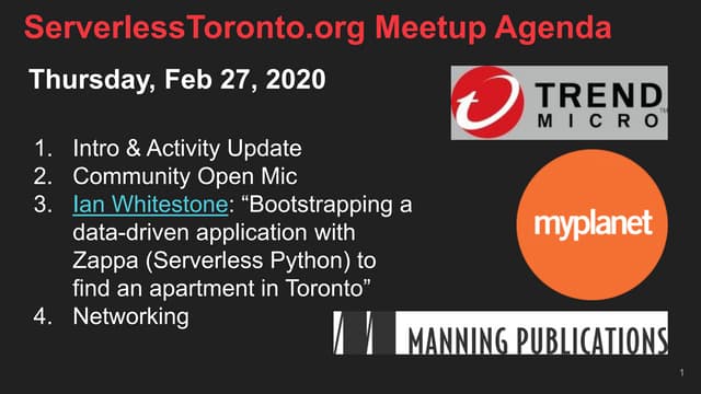 Using Data Science & Serverless Python to find apartment in Toronto