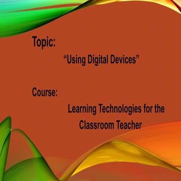 Using digital devices