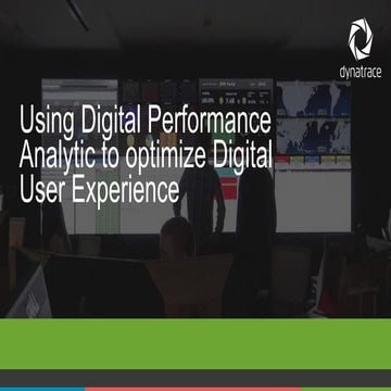 Using digital performance analytic to optimize digital user experience id av5