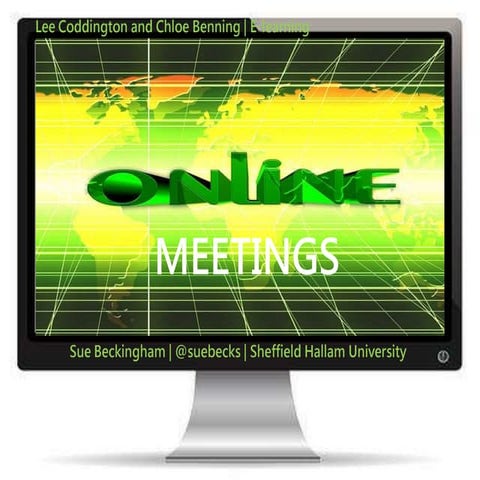 Using digital tools for online meetings: tips and good practice | PPTX