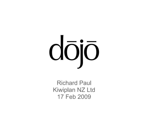 Using Dojo