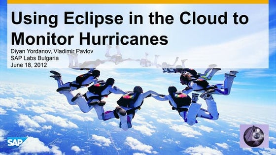 Using Eclipse in the Cloud to monitor hurricanes