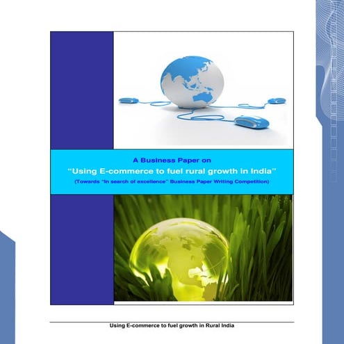 Using E Commerce To Fuel Rural Growth In India by Sohag Sarkar
