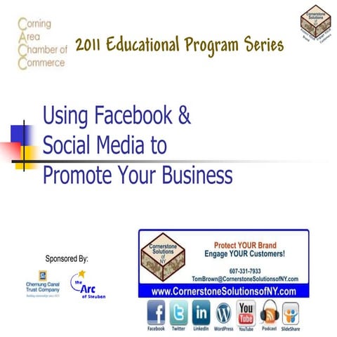 Using Facebook & Social Media to Promote Your Business