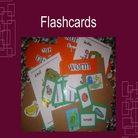Using flashcards