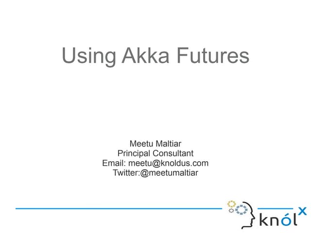 Using Akka Futures