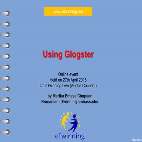 Using Glogster - online event