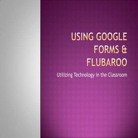 Using google forms flubaroo 4.12.13
