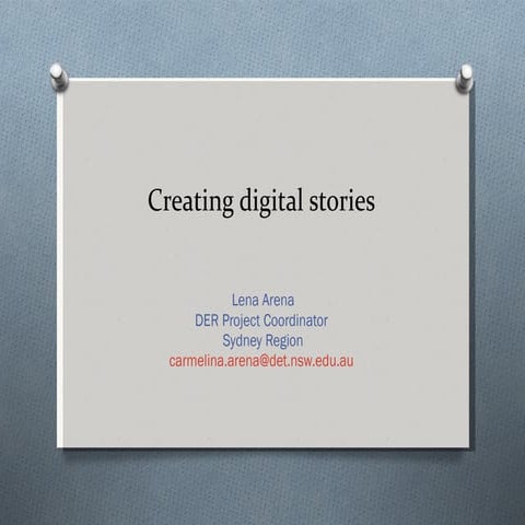Using ict to create digital stories v2