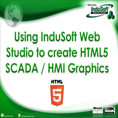 Using InduSoft Web Studio to Create HTML5 SCADA/HMI Graphics | PPTX ...
