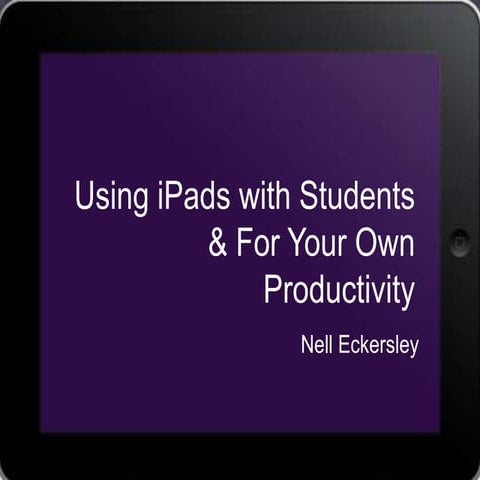 Using iPads with Students