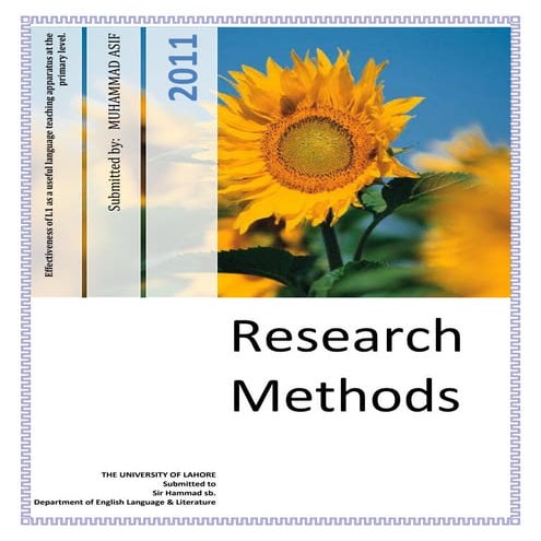 Effect of Using l1in the englishclassroom 