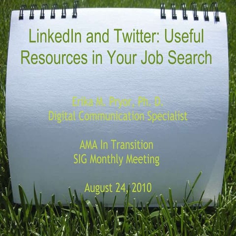 LinkedIn and Twitter: Useful Resources in Your Job Search