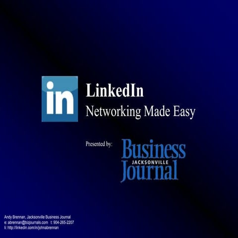 Using LinkedIn Brennan