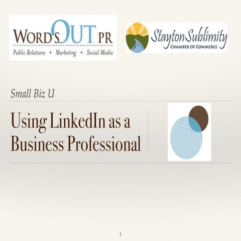 Using LinkedIn as a Business Professional