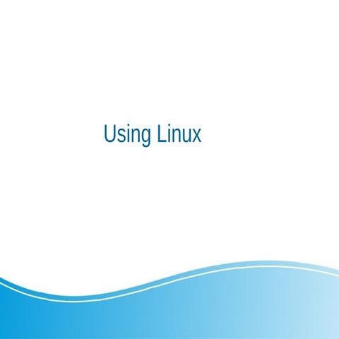 Using linux 5 oct 2021 3
