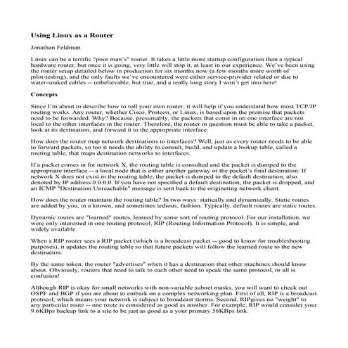 Using linux as_a_router