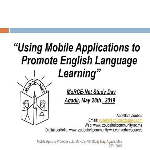 Using Mobile Applications to Promote English Language Learning
