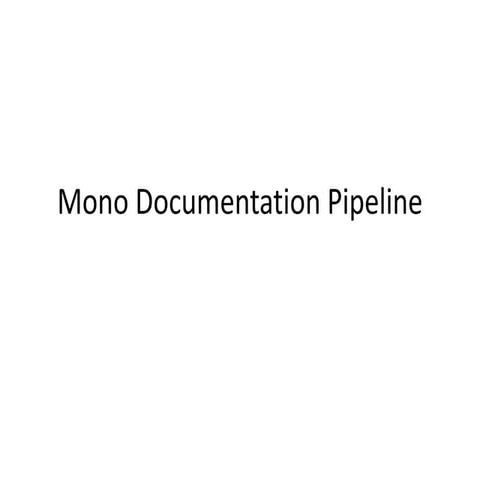 Using monodoc