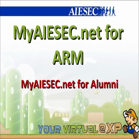 Using MyAIESEC.net for ARM_MyAIESEC.net for Alumni