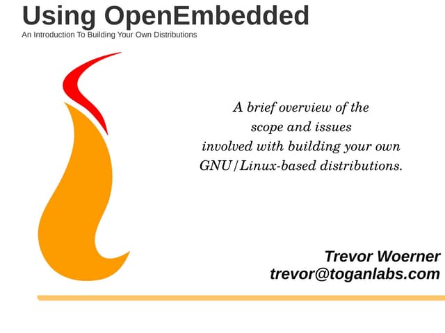 Using OpenEmbedded