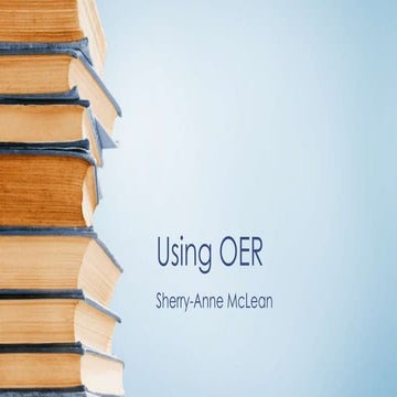 Using oer