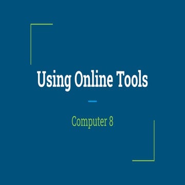 Computer Subject - Using Online Tools.pdf