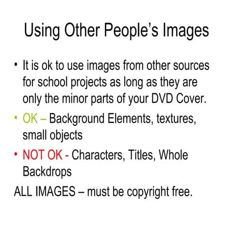 Using Other People’S Images