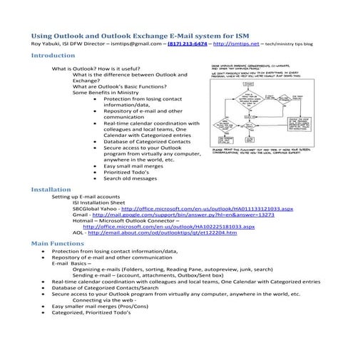 Using Outlook And Exchange Server for International Student Ministry