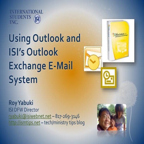 Using Outlook And Exchange Server for International Student Ministry